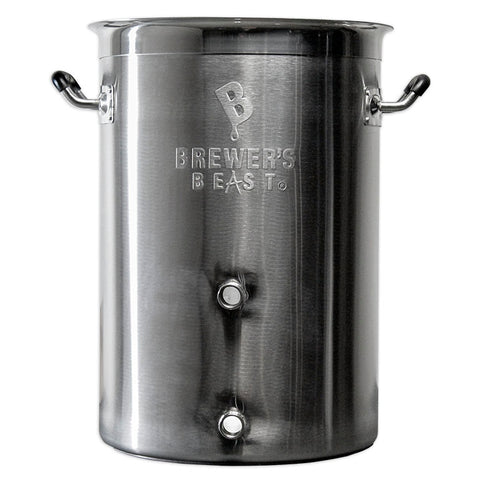 8 GALLON BREWER'S BEAST BREWING KETTLE W/ TWO PORTS