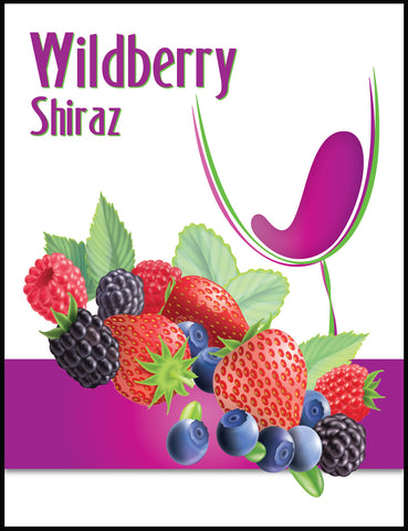 Wildberry Wine Label