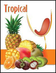 Tropical Wine Label