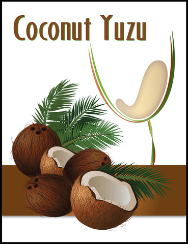 Coconut Yuzu Wine Label