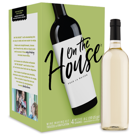 ON THE HOUSE SAUVIGNON BLANC STYLE 6L WINE KIT