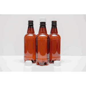 Beer Bottles Plastic Amber